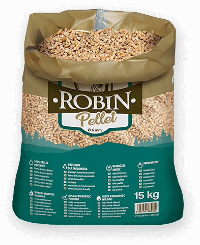 worek pelletu opałowego Robin do kupienia w Sieradowie-Zdroju lub sklepie internetowym